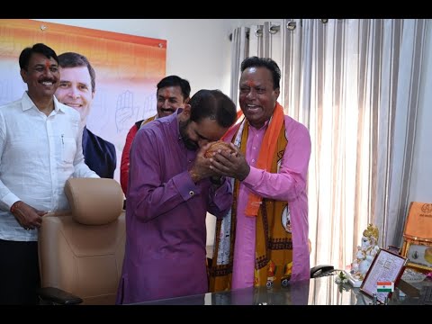 ગુજરાત પ્રદેશ કોંગ્રેસ સમિતિના પ્રમુખનો પદભાર સંભાળતા શ્રી શક્તિસિંહ ગોહિલ