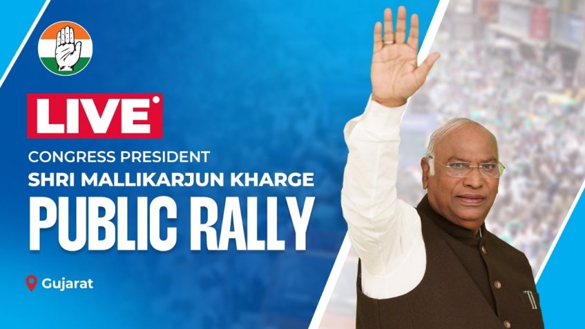 Nyay Sankalp Relly of Shri Mallikarjun Kharge – Ahmedabad