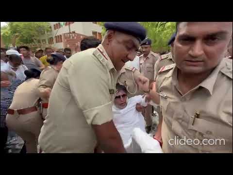 Dharna – protested against the paper leak in NEET-UGC exam